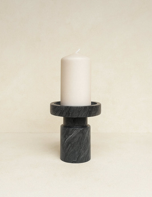 Ebony Candle Holder
